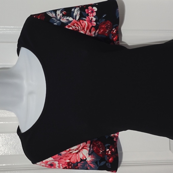 Emery Rose Bodycon Floral dress SIZE  XL - Picture 2 of 10